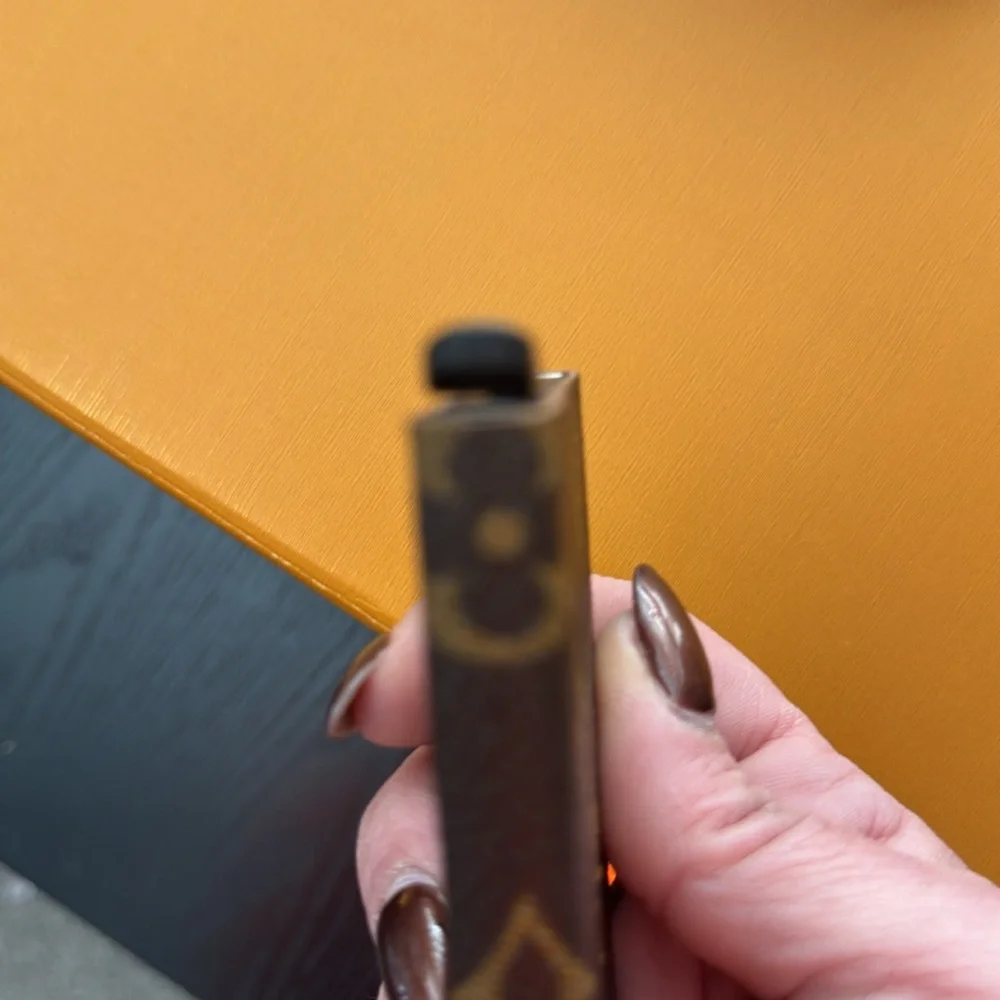 Brown Card Holder(upcycled) - holds up to 8 cards